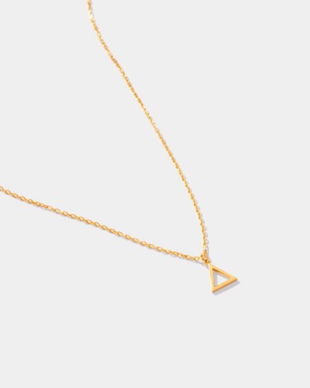 Triangle Gold Charm