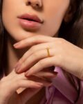 Pr – Large beads gold ring