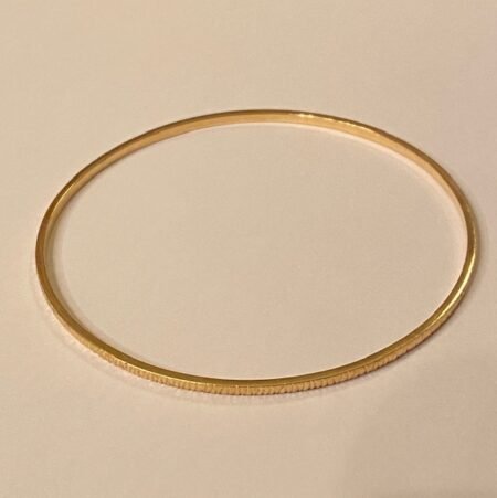 2 Mm Gold Bracelet Rays Collection