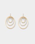 Pr – 3 Concentric ovals wdiamonds pendant 2