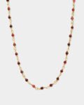 Pr – Connected garnit necklace