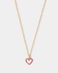 Pr – Heart Charm Ruby Pendant