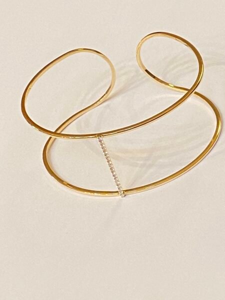 Diamond / Gold Line Bracelet