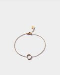 Diamond Oval Bracelet With 2 Chains